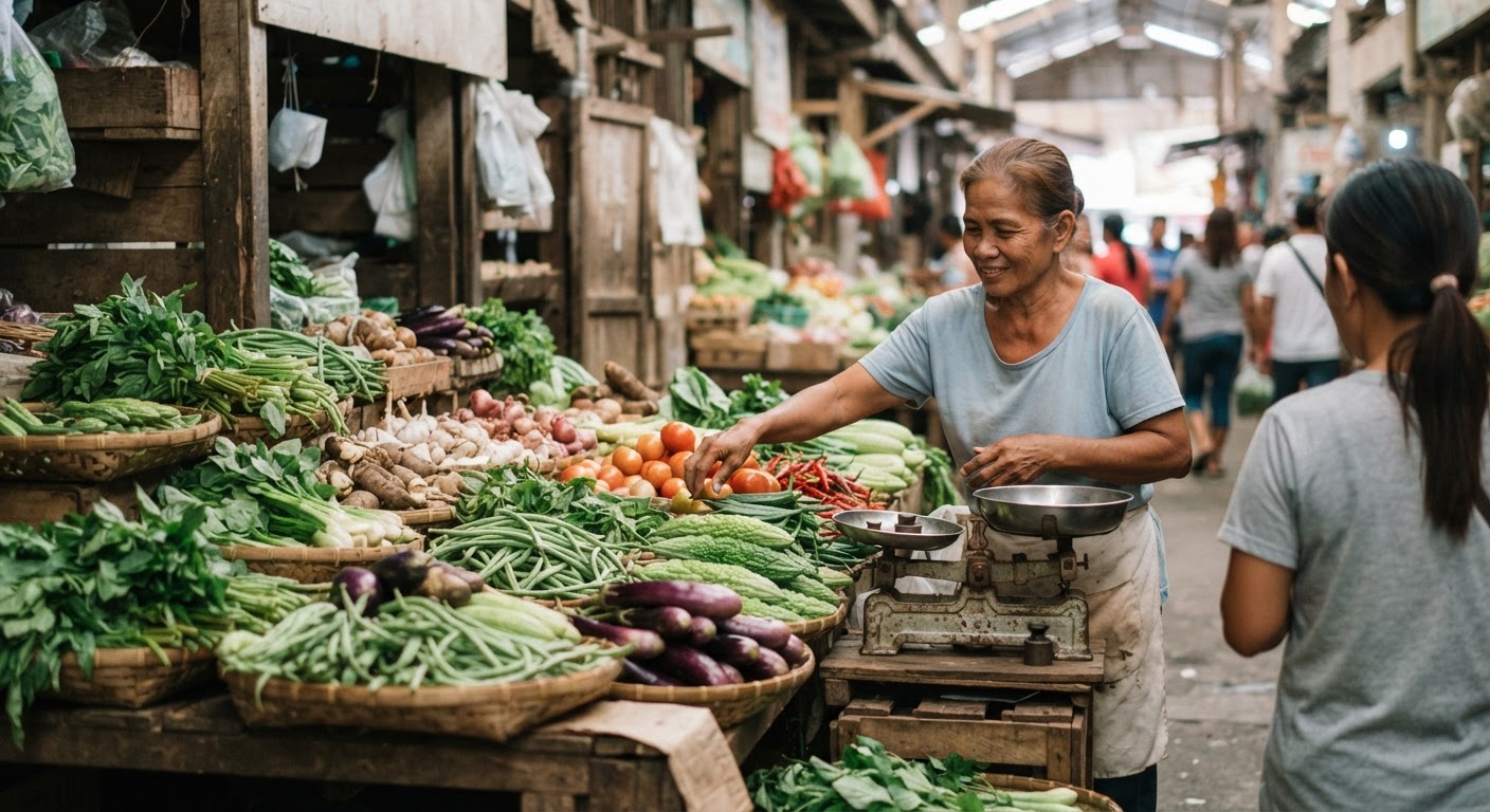 Ang mga lokal na pamilihan sa Pilipinas ay nagbibigay ng masaganang pagpipilian ng sariwang gulay at prutas para sa plant-based diet.