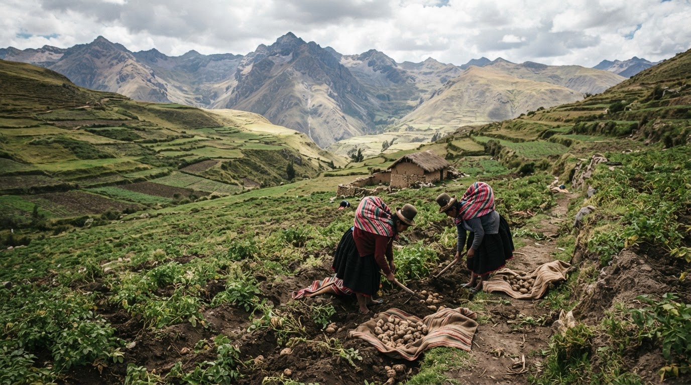 Andes urqukunapi tarpusqa papakuna