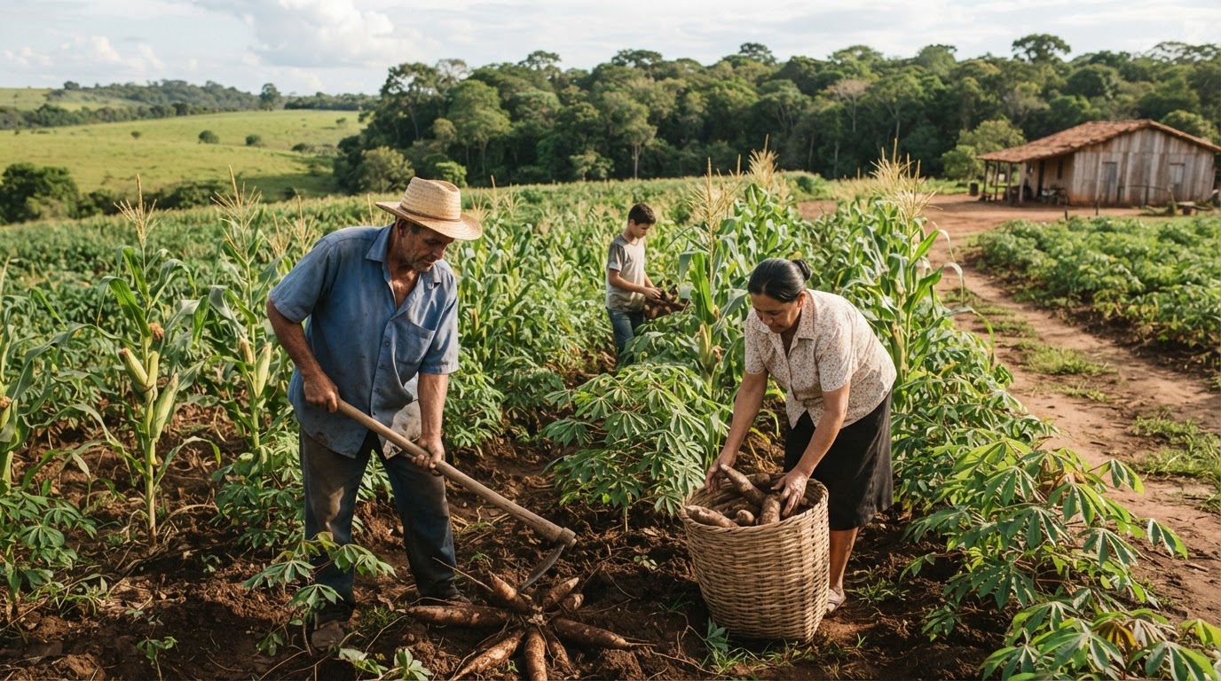 Mandioka ha z Maize yvyra'ỹva ñane retãme