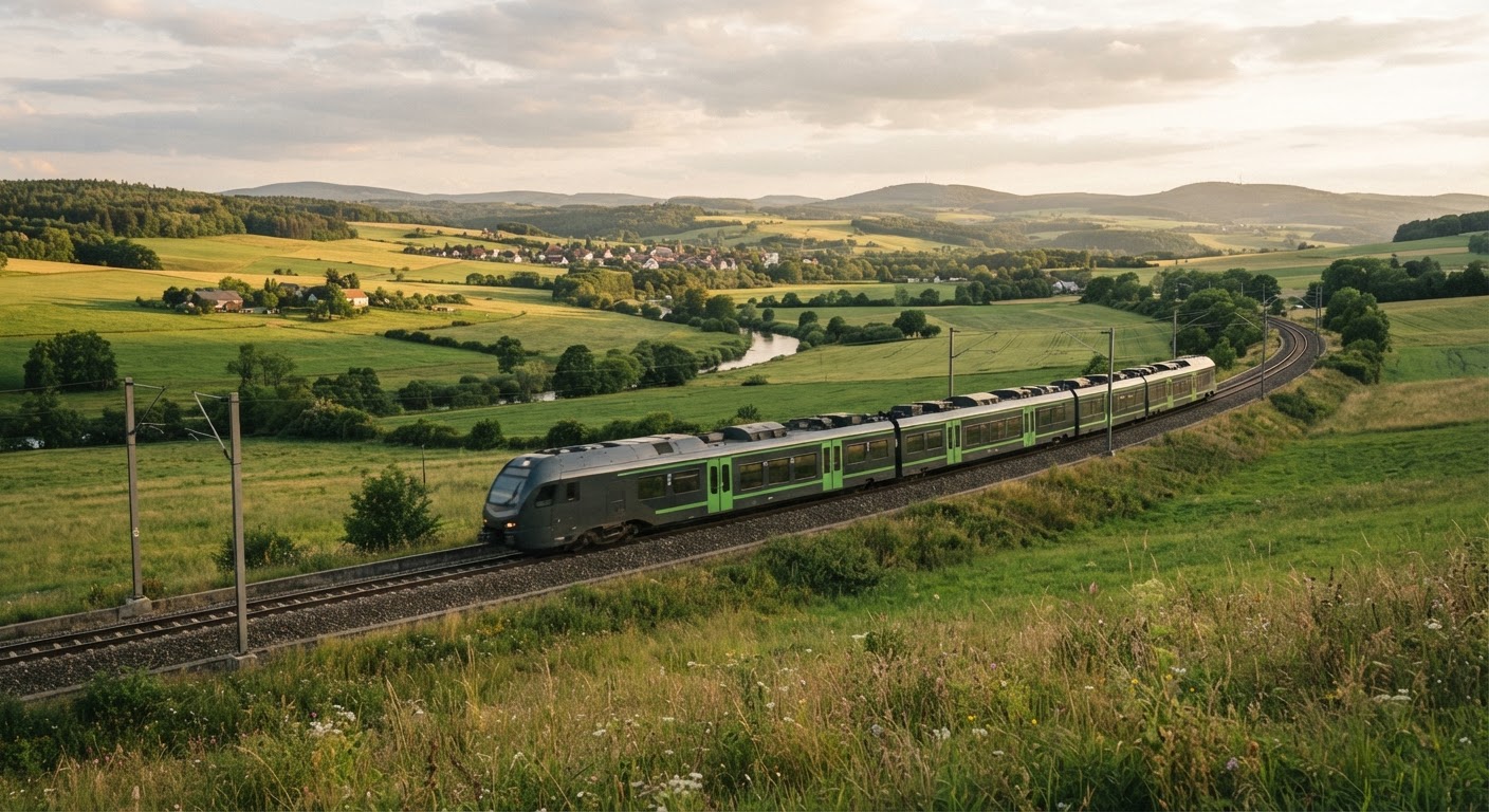 Le voyage en train offre une perspective unique sur les paysages, transformant le trajet en une partie intégrante de l'expérience de découverte.