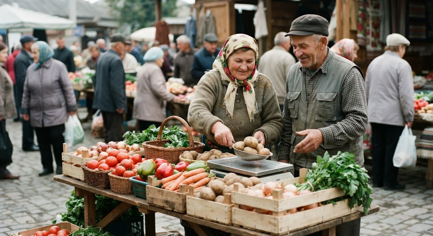 Місцеві фермери пропонують свіжі овочі та фрукти, основу здорового рослинного харчування.