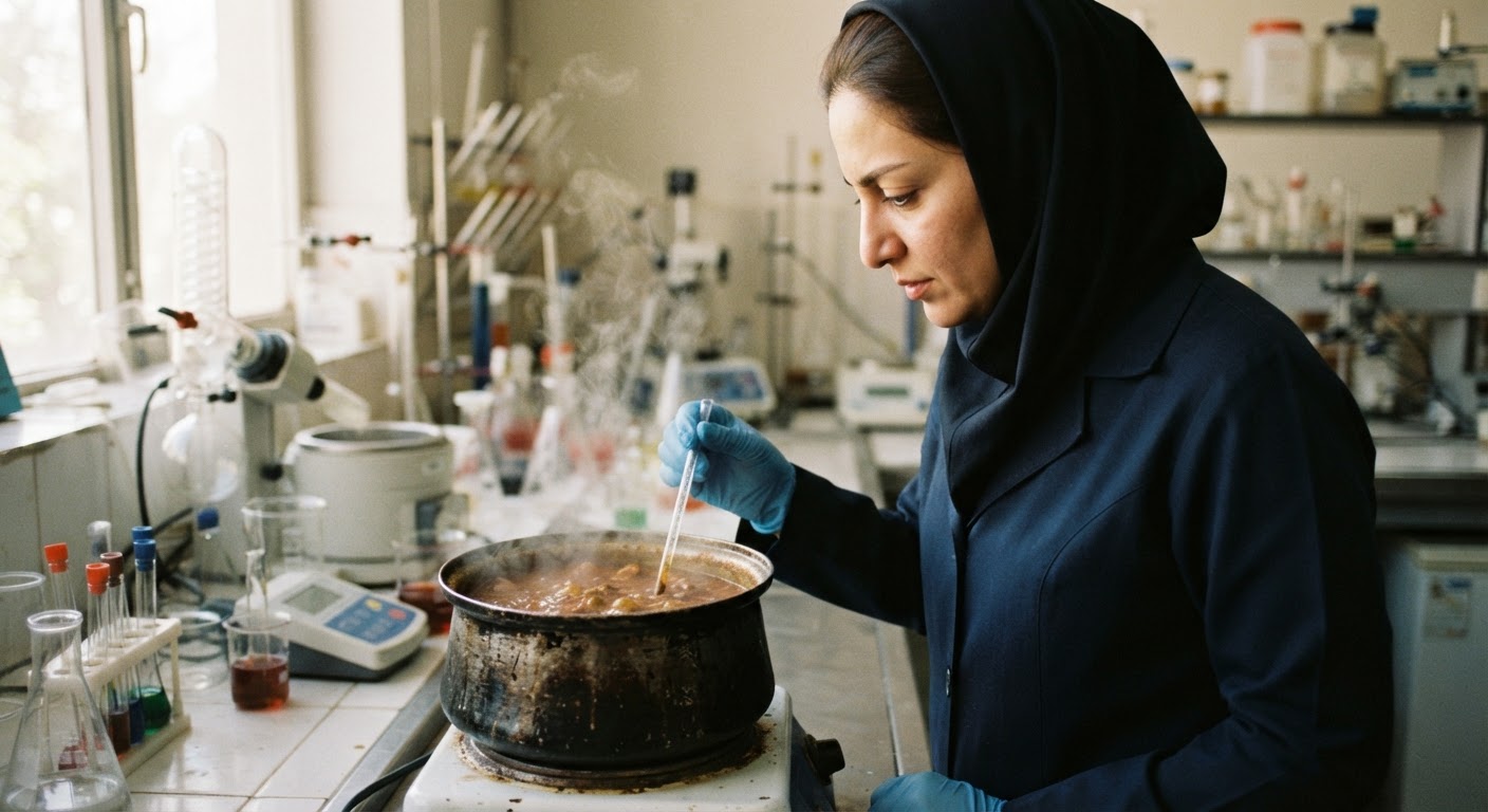 دیگ سنتی برای پخت خورشتهای ایرانی، نمادی از آشپزی پایدار