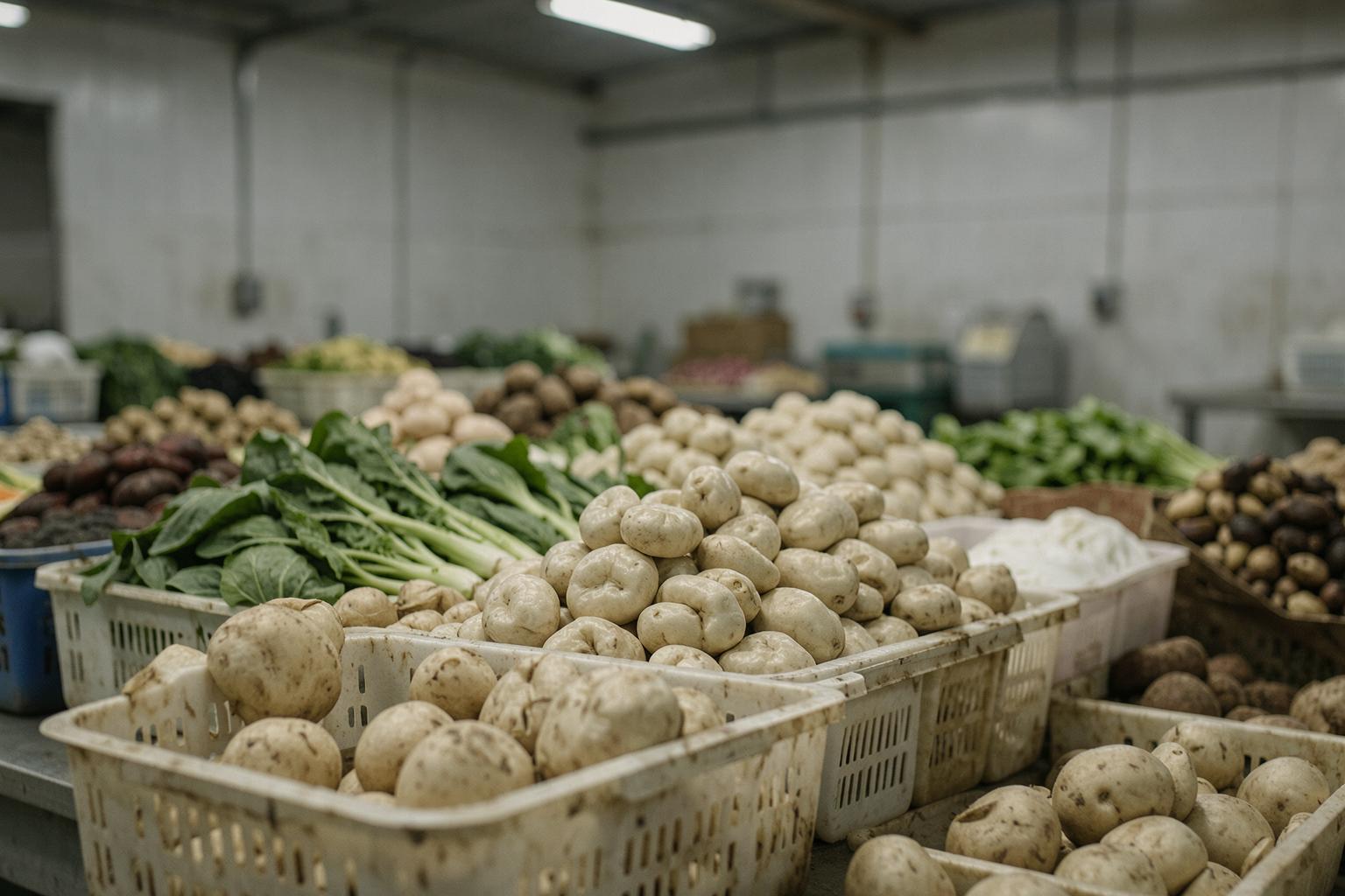 中国城市农贸市场上丰富的豆制品和新鲜蔬菜,为植物基饮食提供便利。