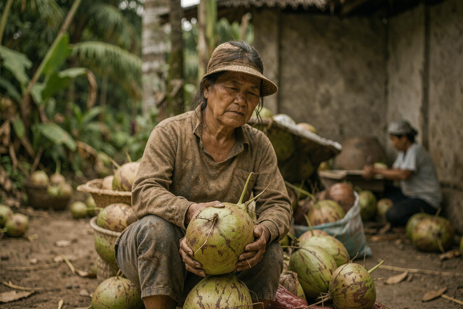 Puno ng niyog sa Quezon – ang niyog ay isang versatile na sangkap sa lutong Pilipino