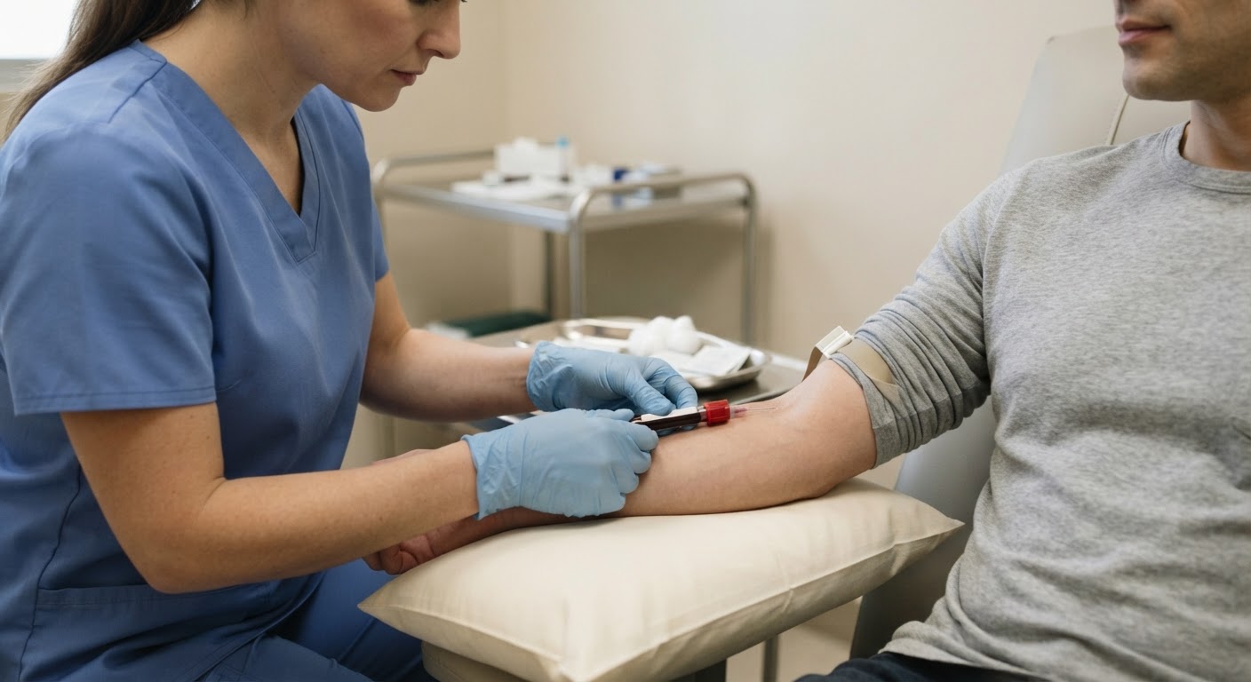 Regular blood tests are crucial for monitoring vitamin B12 levels.