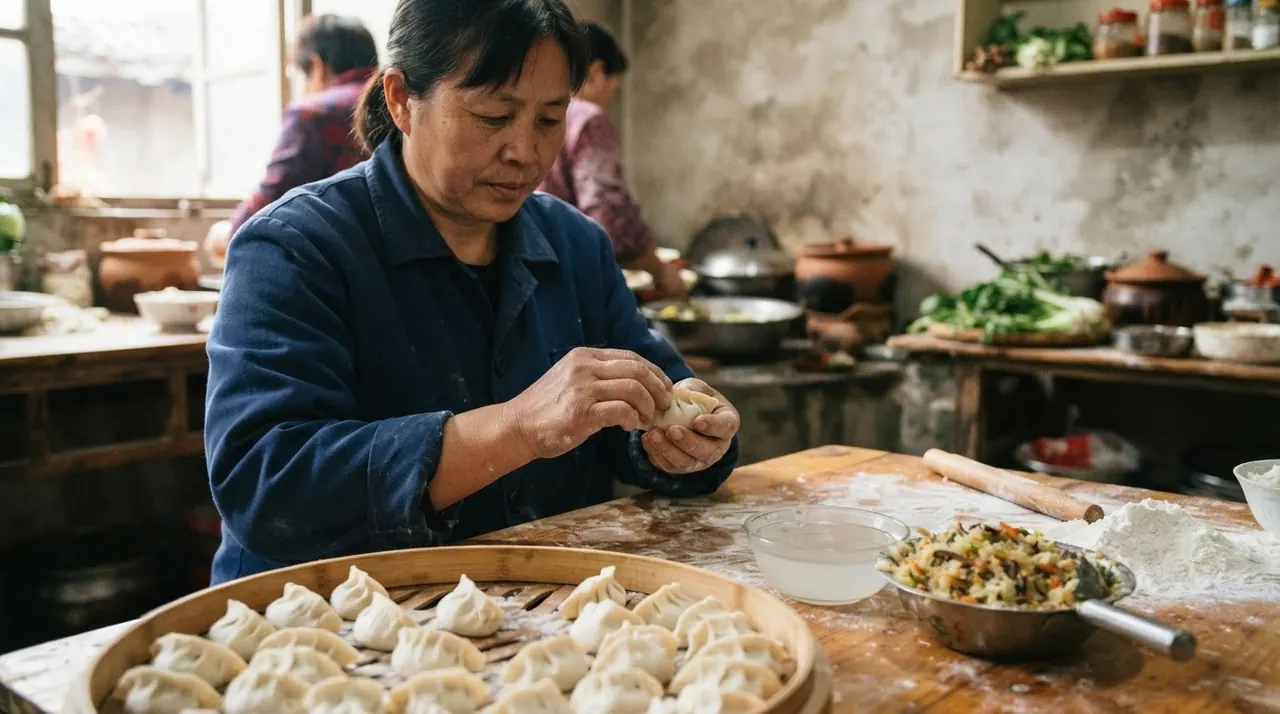 致一位寻找美味素饺子馅做法的朋友