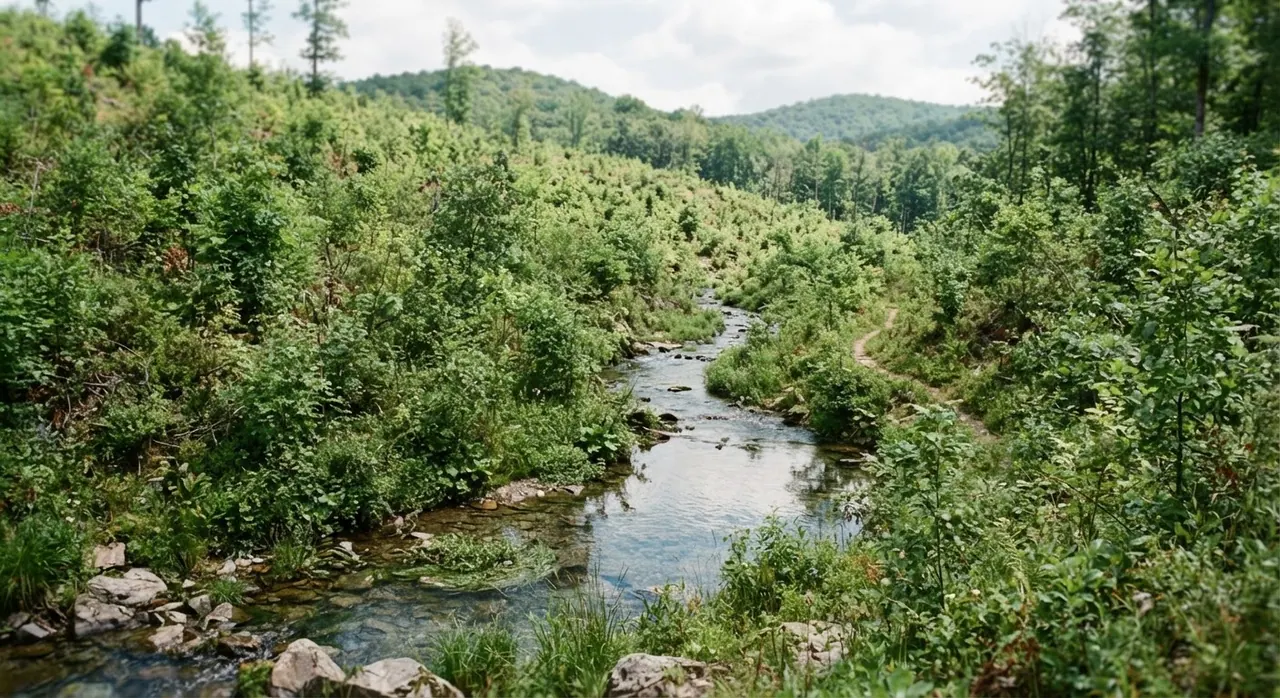 Reforested areas can sequester carbon and provide vital ecosystem services, such as clean water.