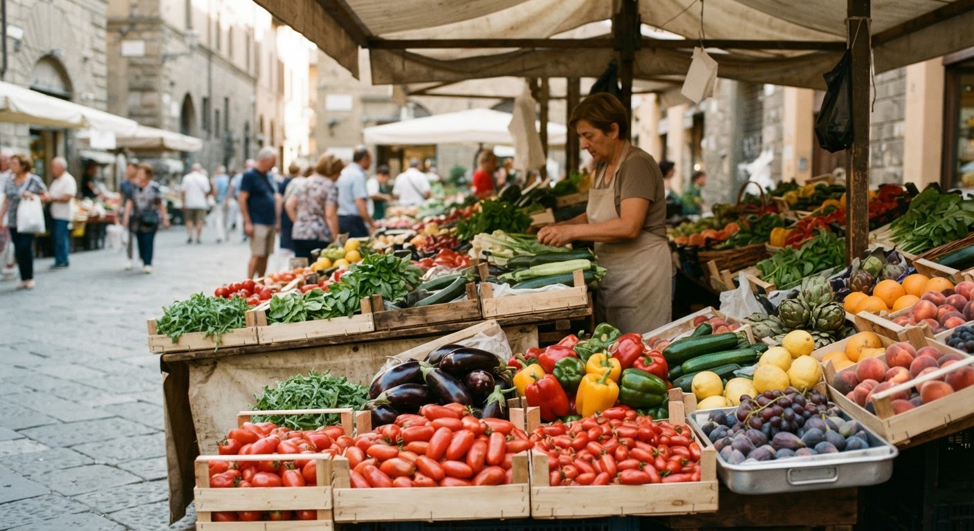 La varietà di frutta e verdura fresca disponibile nei mercati locali bolognesi è una risorsa preziosa.
