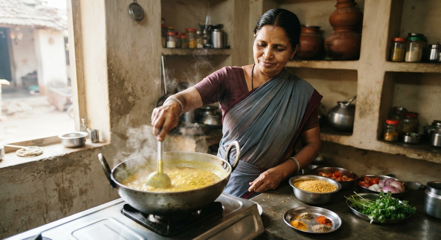 இந்தியாவில் பருப்பு சமையல்
