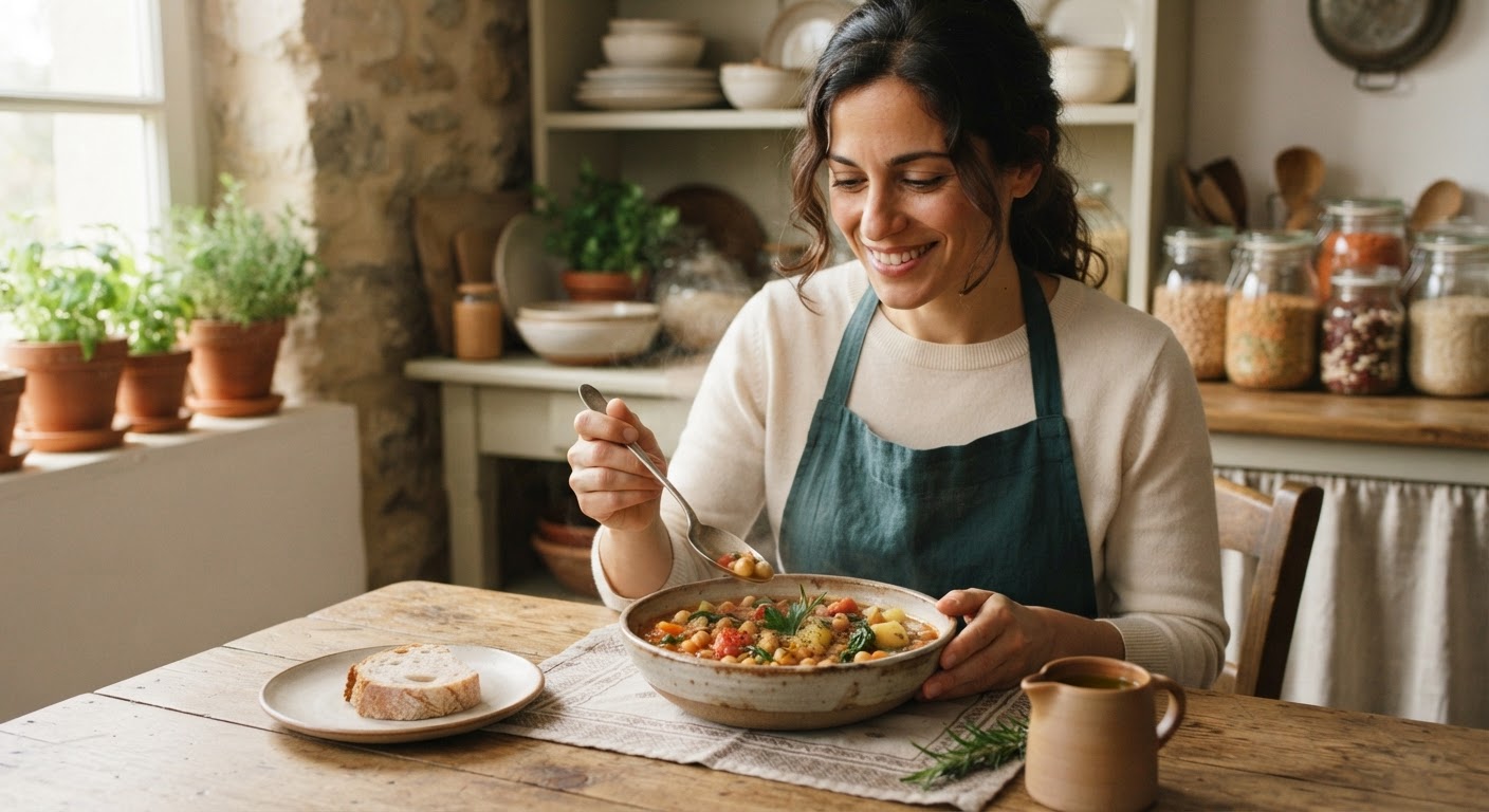 Un guiso de garbanzos es una opción nutritiva y tradicional en el mundo hispanohablante.