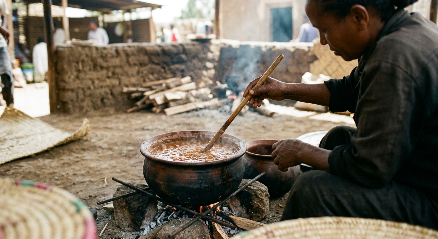 በባህላዊ የሸክላ ድስት የሚዘጋጅ ተጋቢኖ ሽሮ ልዩ ሙቀትና መዓዛ አለው
