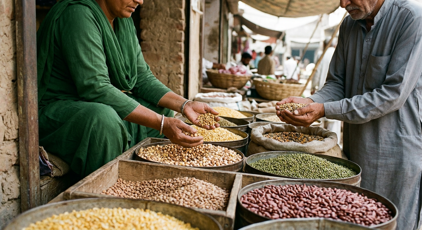 چنے، مونگ، مسور اور لوبیا نباتاتی پروٹین کا سب سے سستا اور مکمل ذریعہ ہیں۔