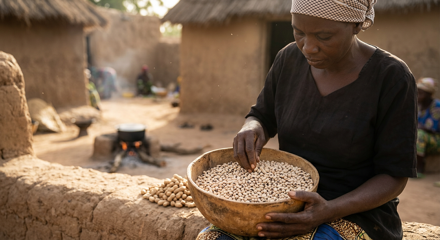 Waken wake na gargajiya wanda ke samar da sinadarin fiber da protein a gidajen Sahel.