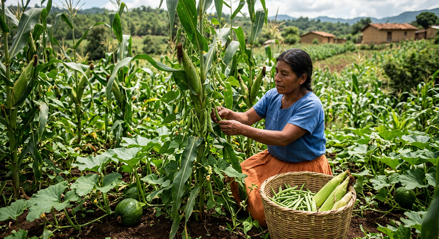 Milli ipan Oaxaca campa tlaolli ihuan etl moscaltiah san secan ipan ce cualli tlalpan.
