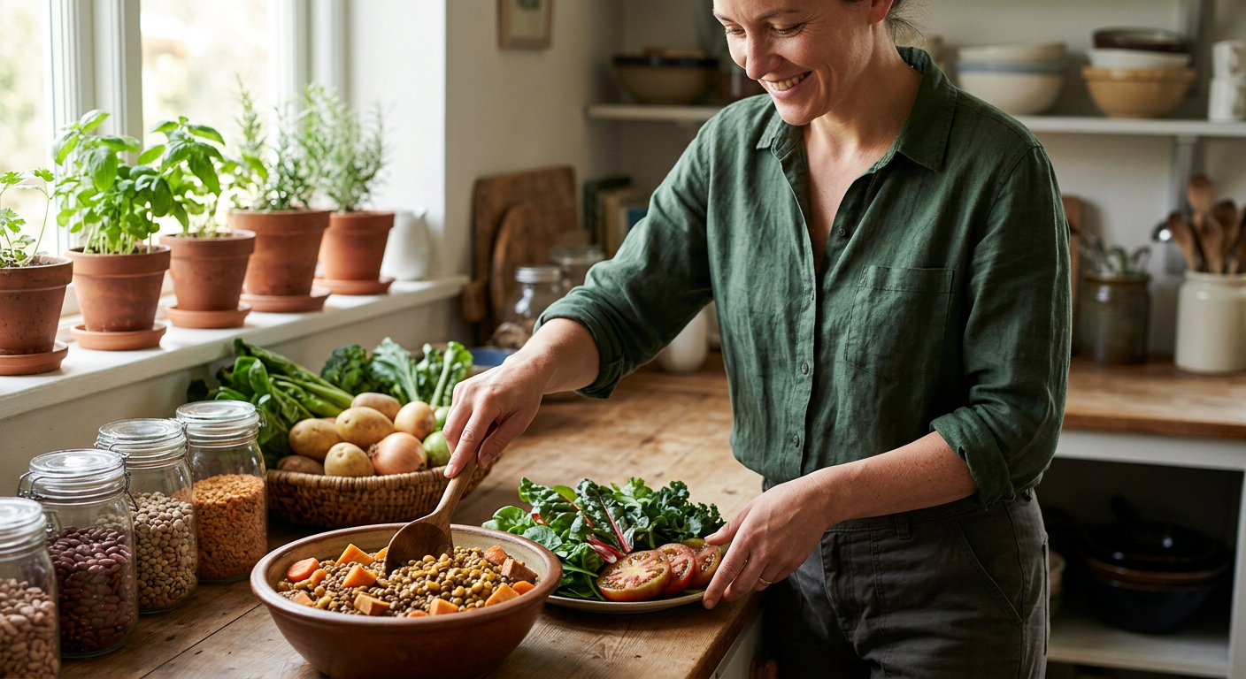 Las legumbres y hortalizas de proximidad constituyen la base energética y saciante de la transición nutricional.