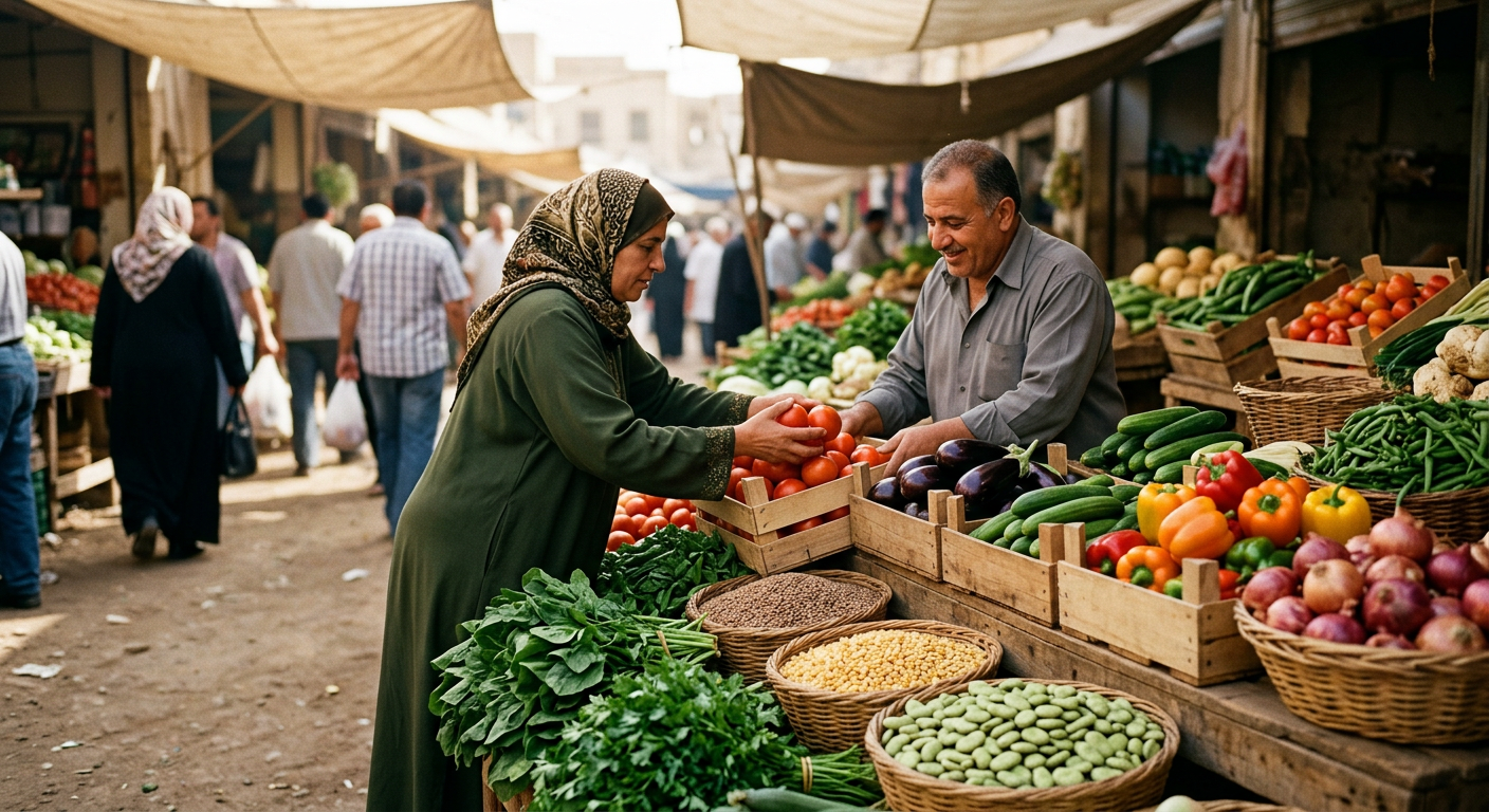 توفر أسواق الشرق الأوسط تنوعاً هائلاً من البقوليات والخضروات الغنية بالألياف الضرورية للشبع وإدارة الوزن.