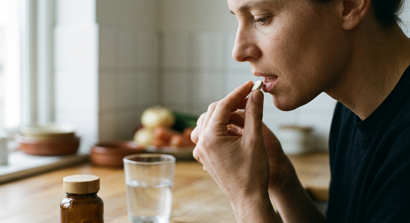 La cianocobalamina sublingual o masticable ofrece una absorción estable y económica para personas veganas.