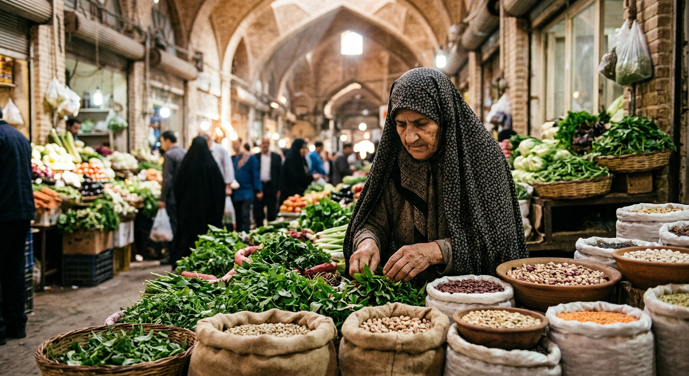 بازارهای سنتی ایران سرشار از تنوع بینظیر گیاهی، حبوبات و سبزیهای معطر بومی هستند.