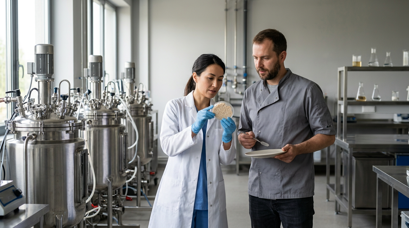 Biorreatores industriais de fermentação de precisão para produção de proteínas a partir de dióxido de carbono e hidrogénio